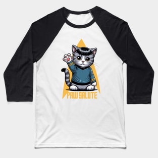 Paw Salute | Cat | Intergalactic | Protagonist | Movie Icon | Pop Culture Baseball T-Shirt